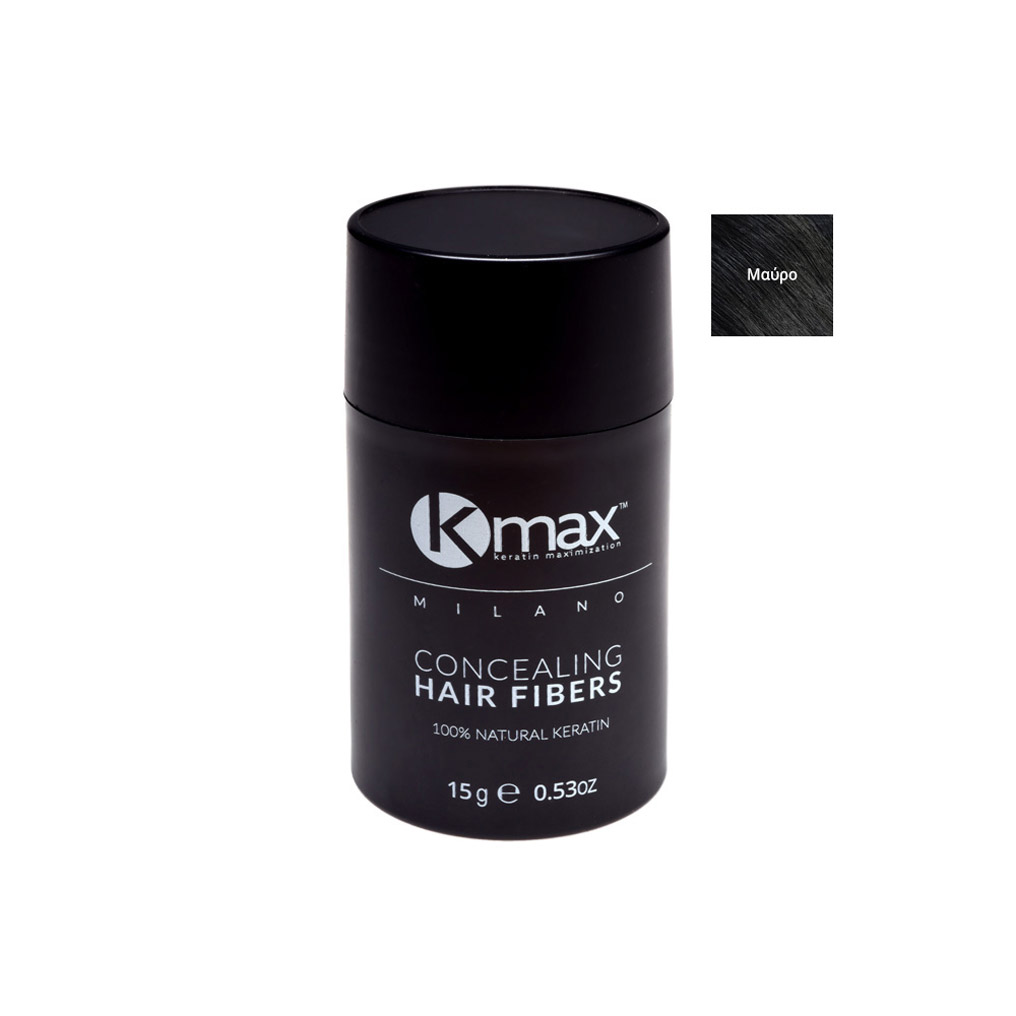 Kmax hair fibers black 15 gr.