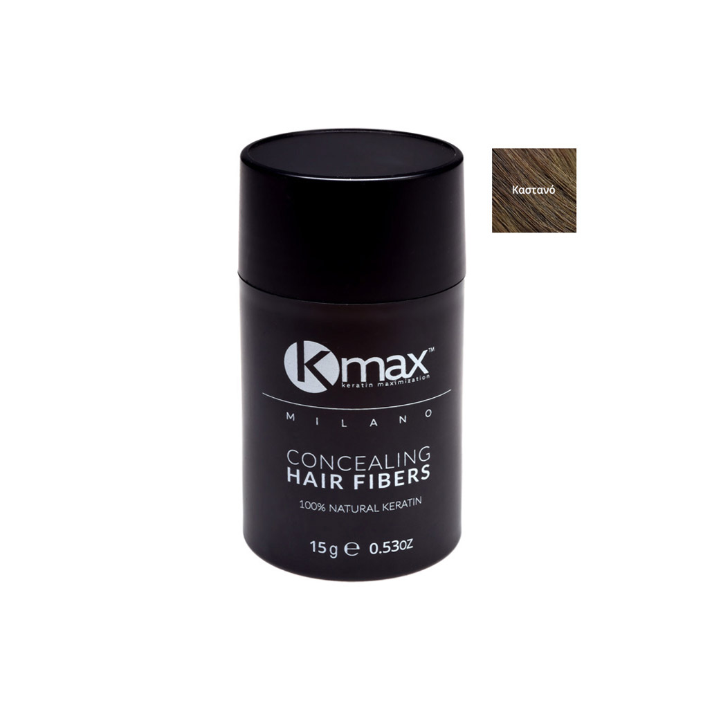 Kmax hair fibers medium brown 15 gr.