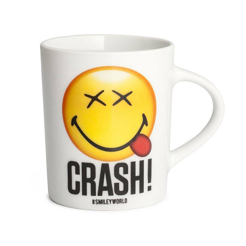 Porcelain cup Emoticon Crash 8x10 cm