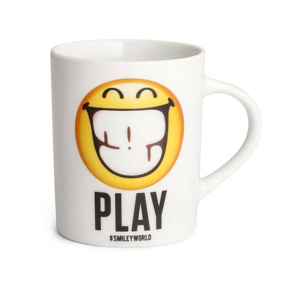 Porcelain cup Emoticon Play 8x10 cm