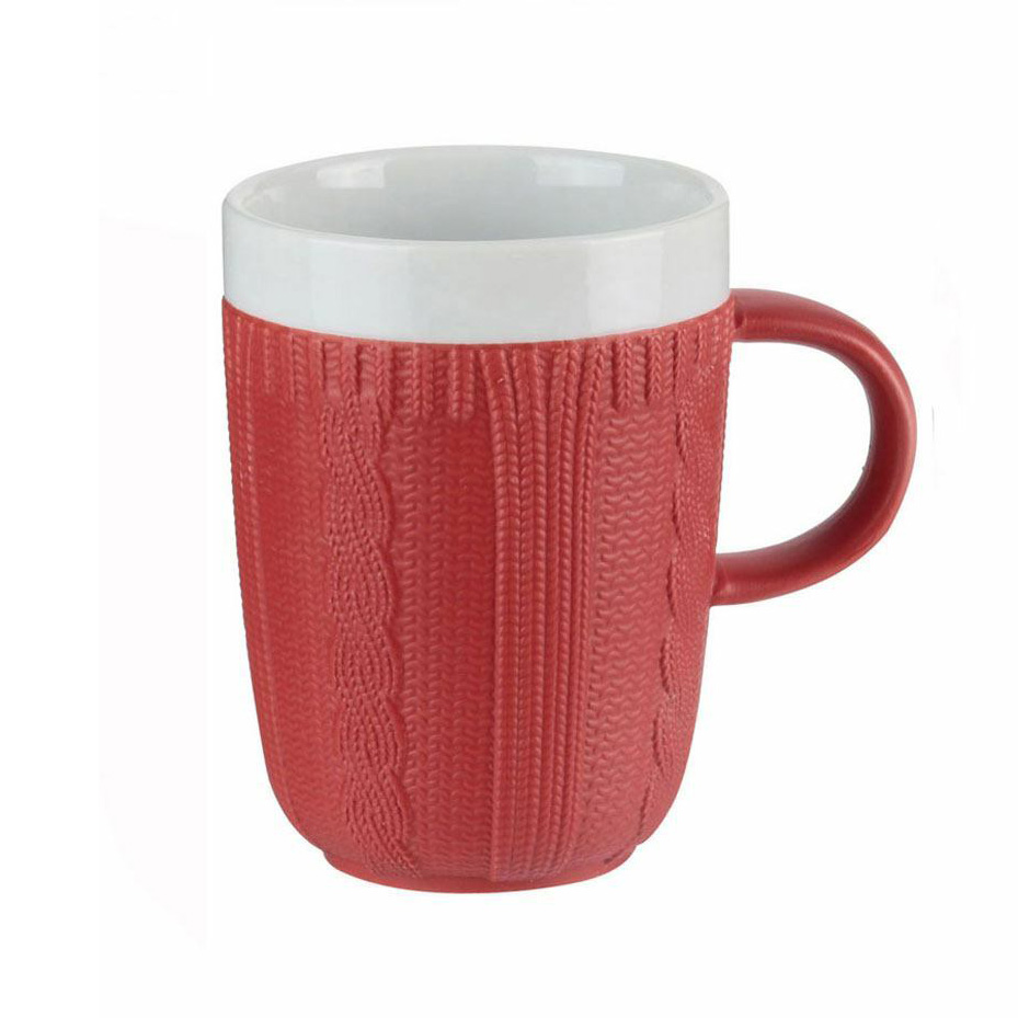 Porcelain mug Knitted 7,6x10,5 cm