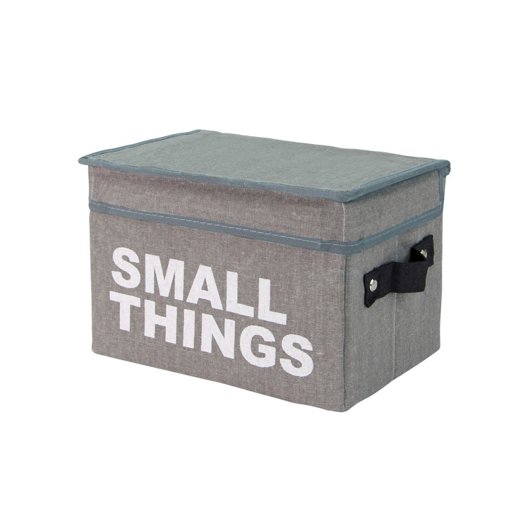 Box Small Things grey 16x16x24 cm