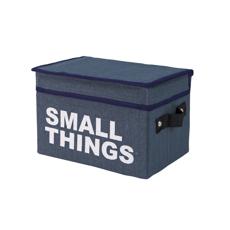 Κουτί υφασμάτινο Small Things μπλε 16x16x24 εκ.