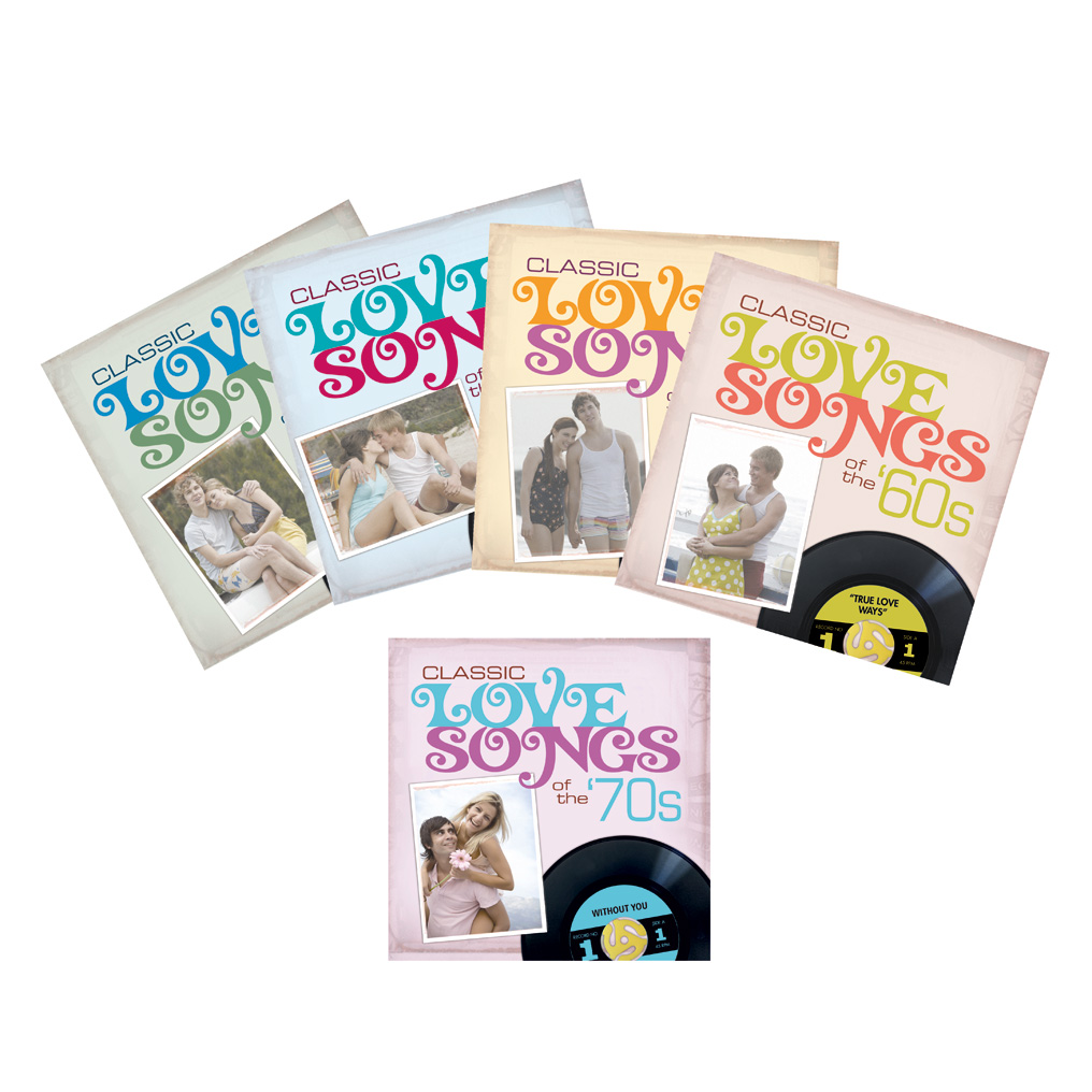 CD μουσικής Classic Love Songs of the 60s (8CD + 1CD)