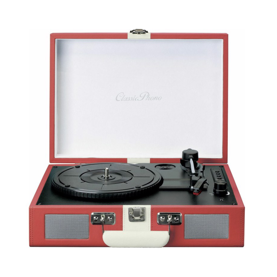 Lenco record player case TT-110 red