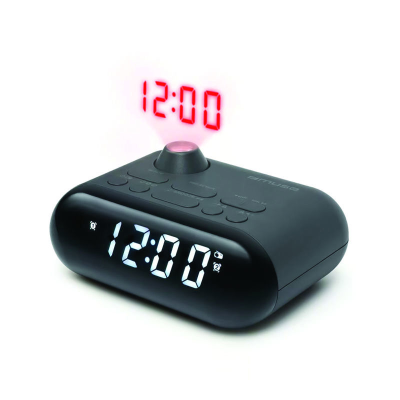 Clockradio M-179 P MUSE Battery-Electricity digital with time display