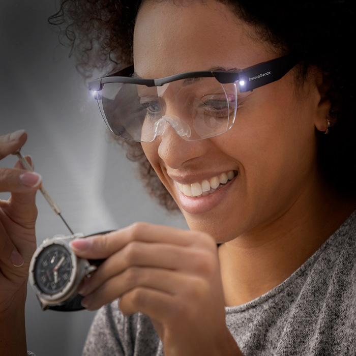 Magnifying glasses with LED Glassoint InnovaGoods