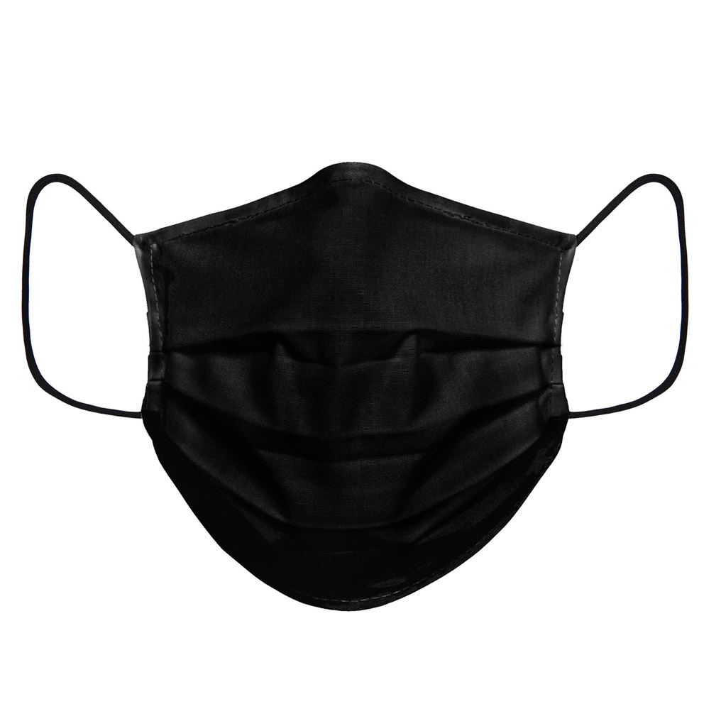 Protective face cover black