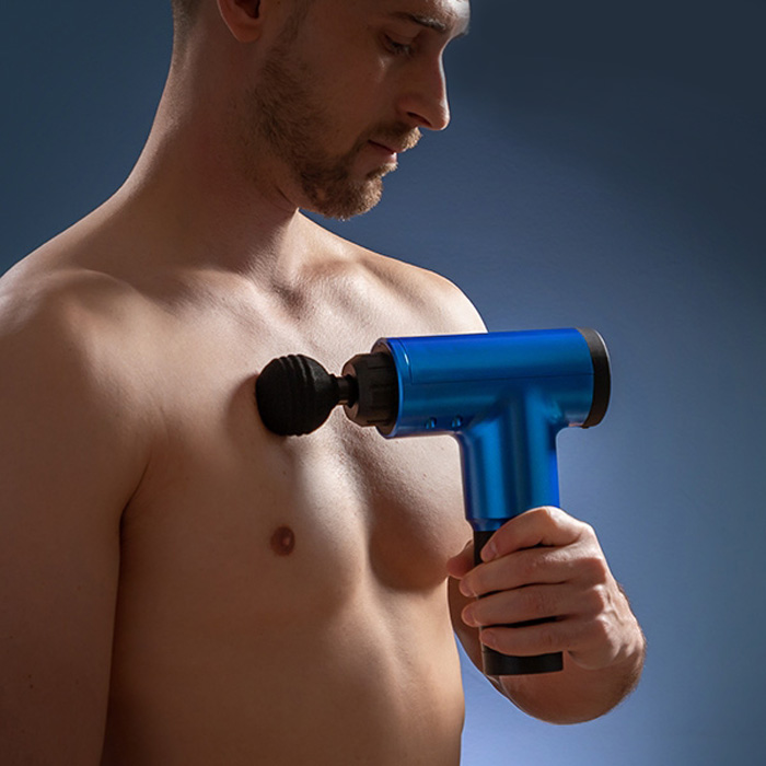 Massage gun for relaxation and muscle recovery Relaxer InnovaGoods