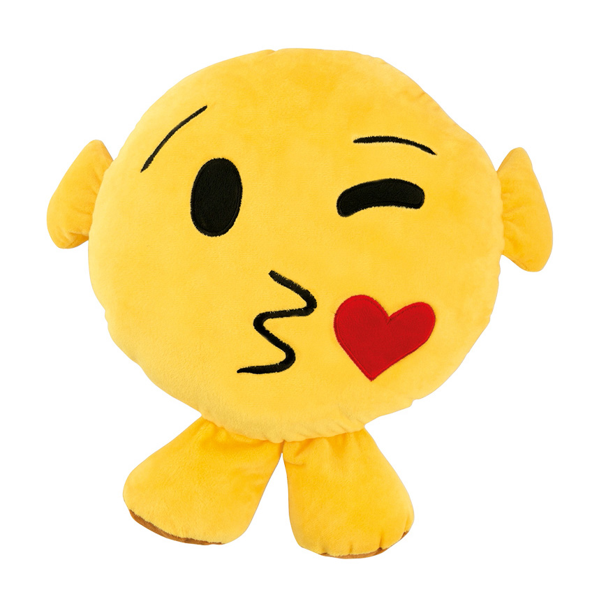 Pillow Emoji Kiss 44x9x36 cm