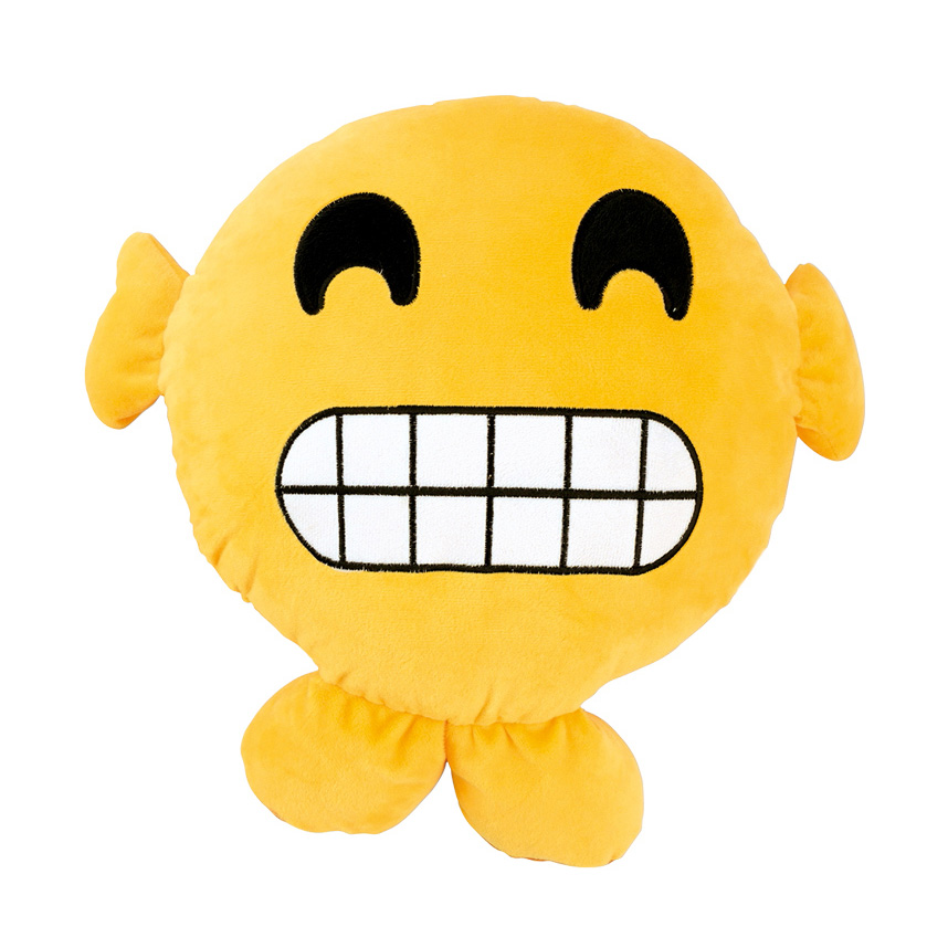 Μαξιλάρι Emoji Χαμόγελο 44x9x36 εκ.