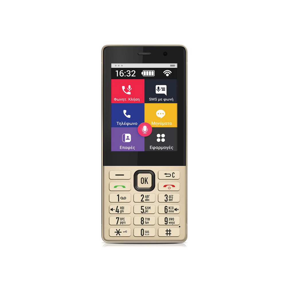 Smartphone MLS Easy TS 4G DS 2018 χρυσαφί