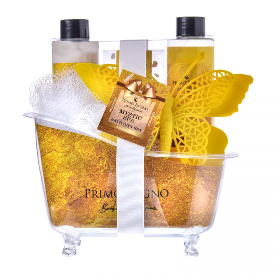 Mystic Spa Λοσιόν σώματος 150ml, Αφρόλουτρο 150ml, Αλατα μπάνιου 130γρ. & Αρκουδάκι