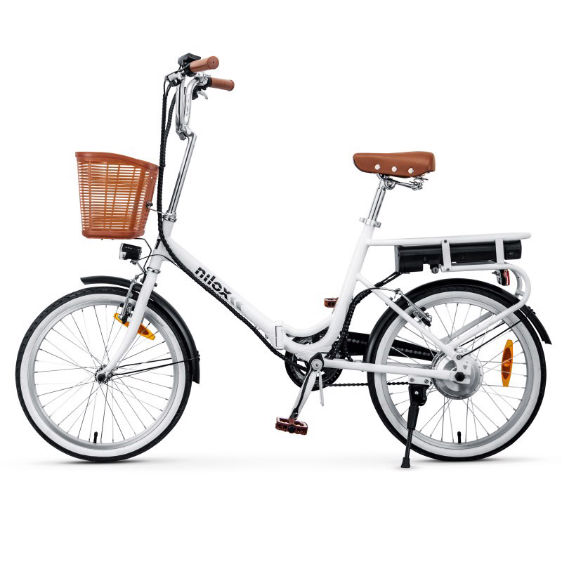 Electric city bicycle without gears NILOX DOC E-BIKE J1 White 20