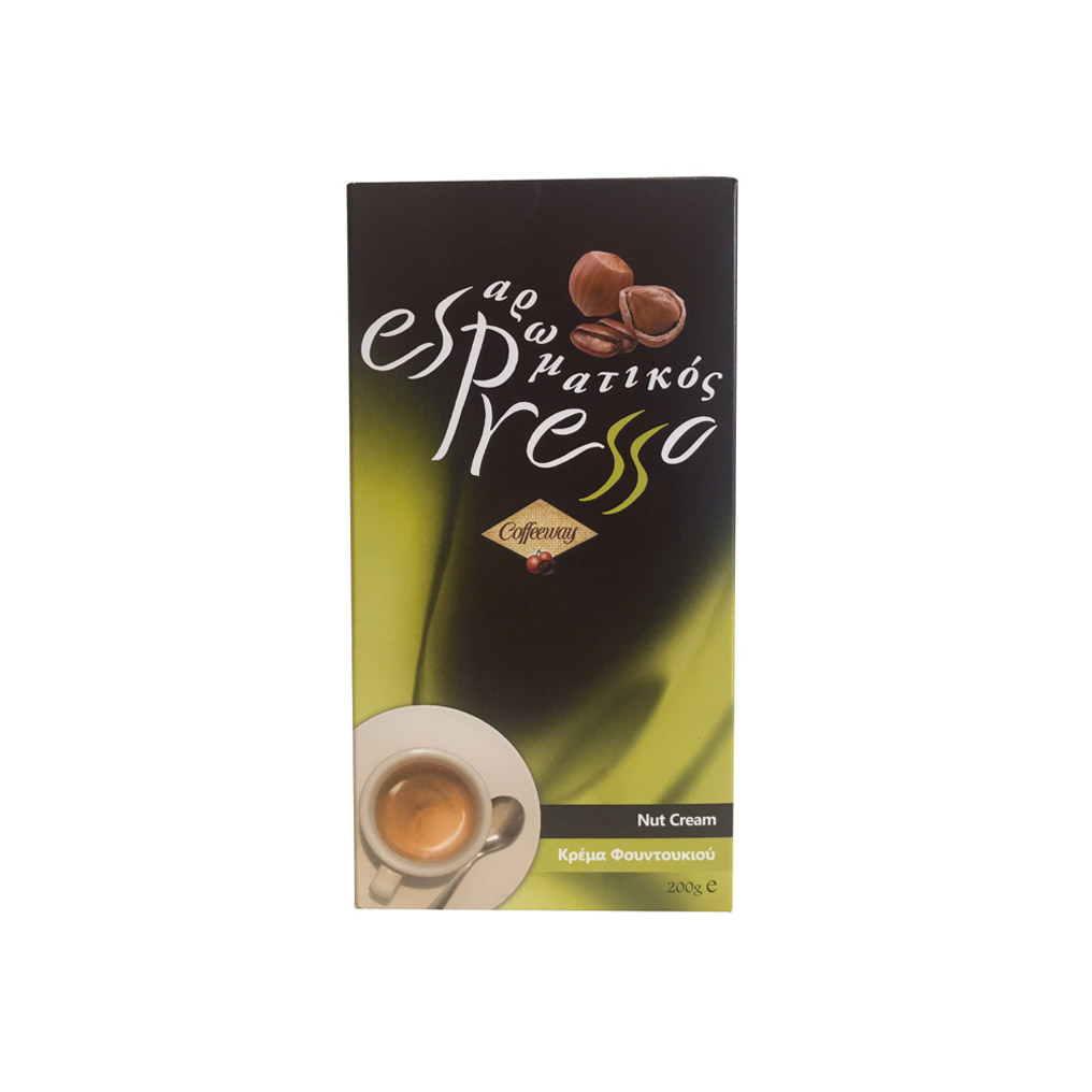Espresso Coffeeway packaged Nut Cream beans 200 gr