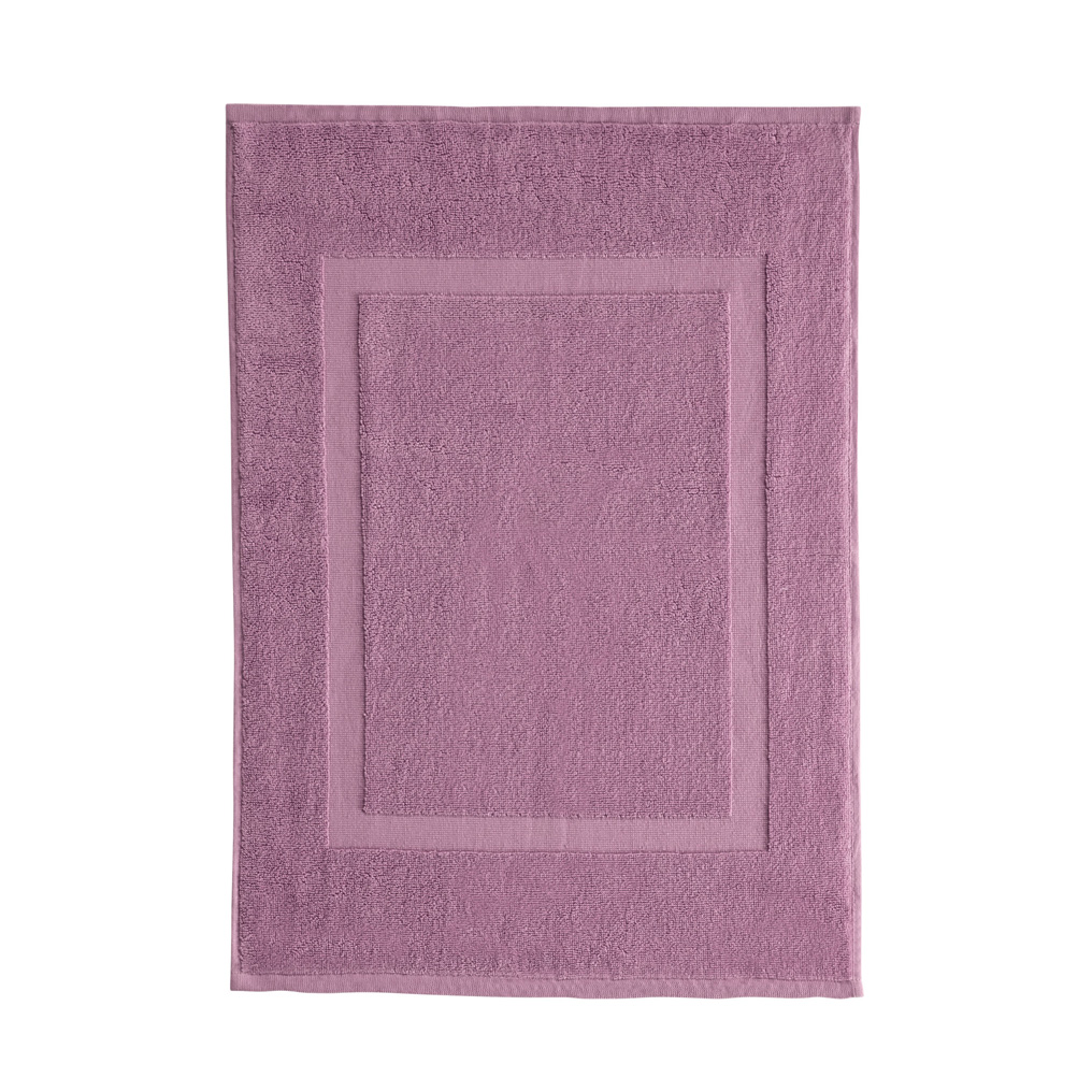 Bath towel mat purple 50x70 cm 2 pcs