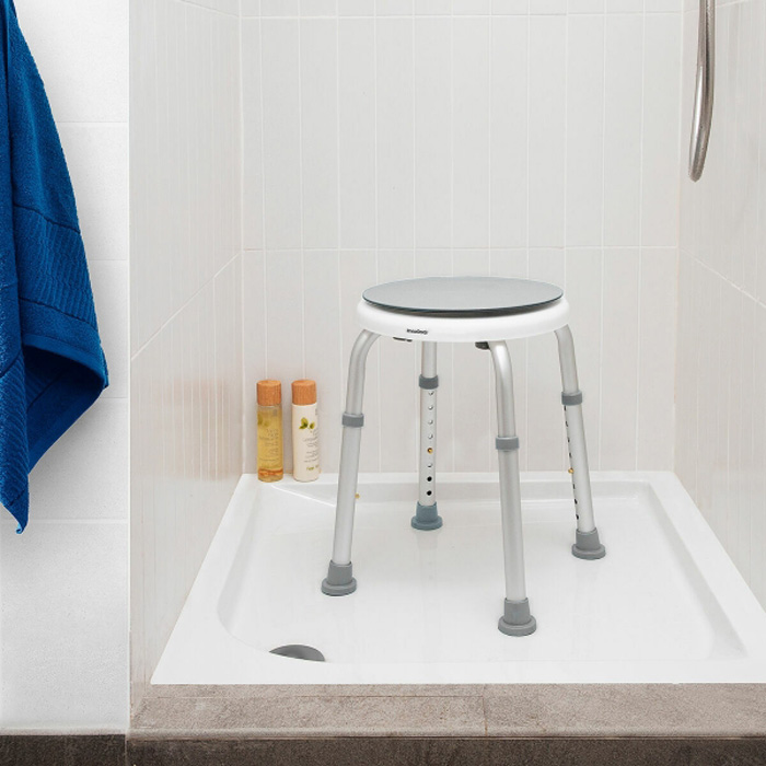 Rotating shower stool 42x36-53 cm Roshawer InnovaGoods