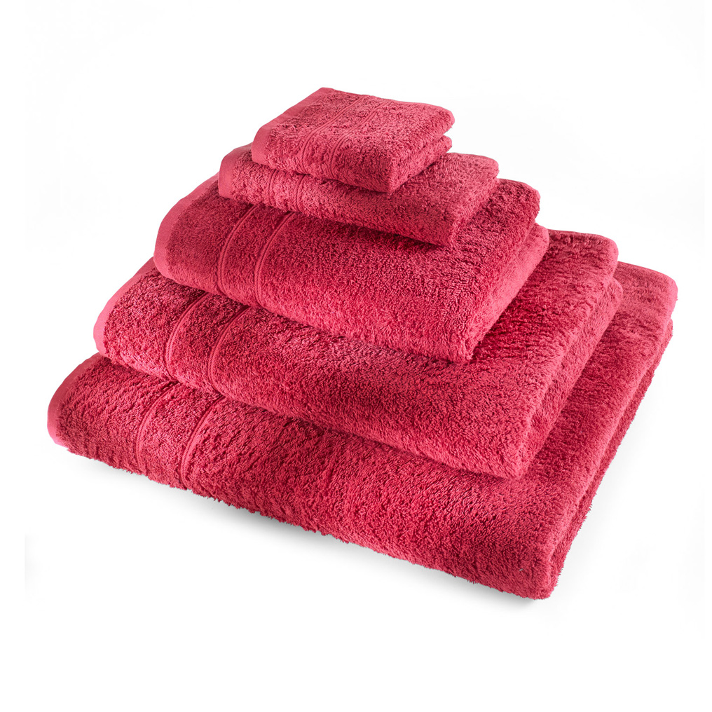 Deluxe towel raspberry 550 gr/m2