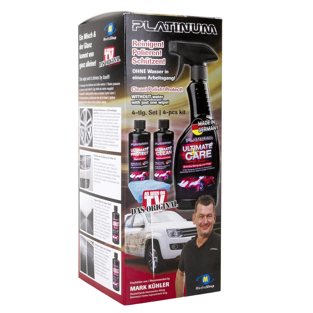 Platinum cleaning and protection car set