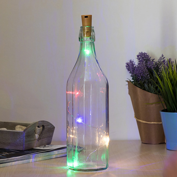 Bottle plug deco 5 LED garland