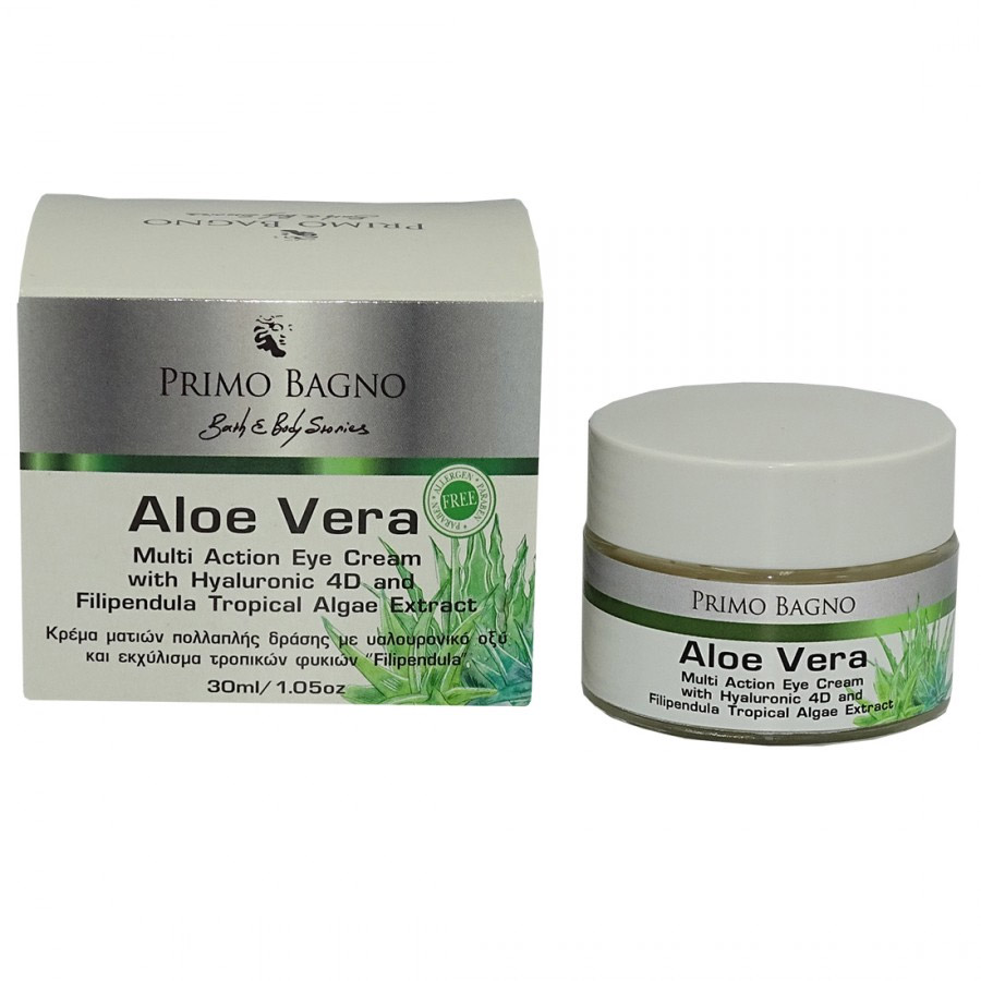 Primo Bagno multi action eye cream with hyaluronic acid, aloe vera & tropical seaweed extract 30ml