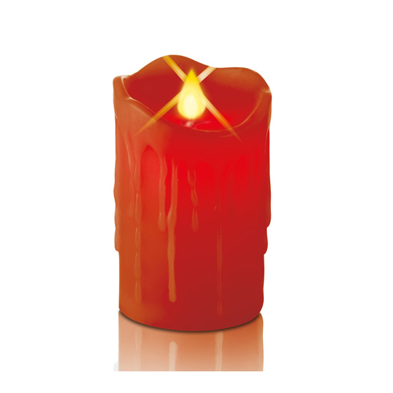 Red decorate candle