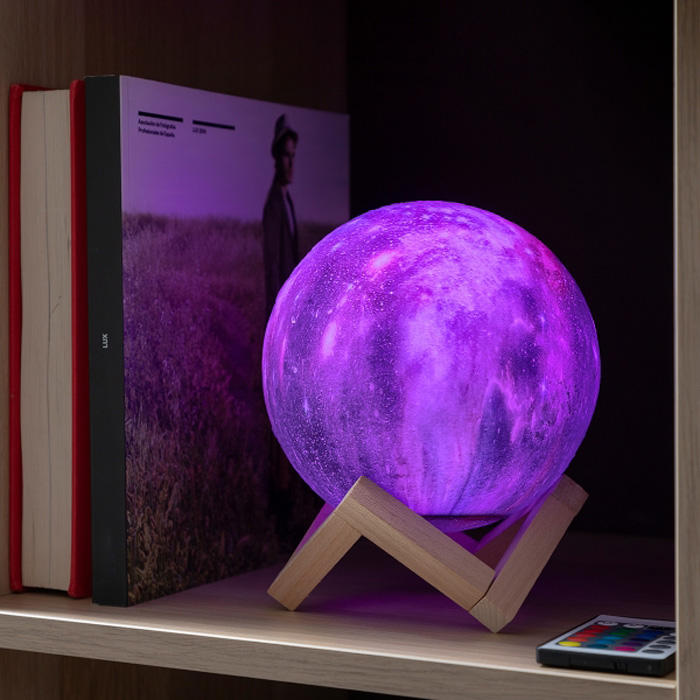 Rechargeable planet Earth LED lamp Worldy InnovaGoods
