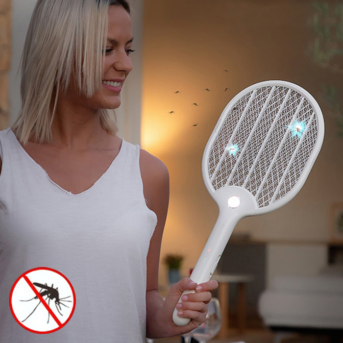 Rechargable insect killer racket