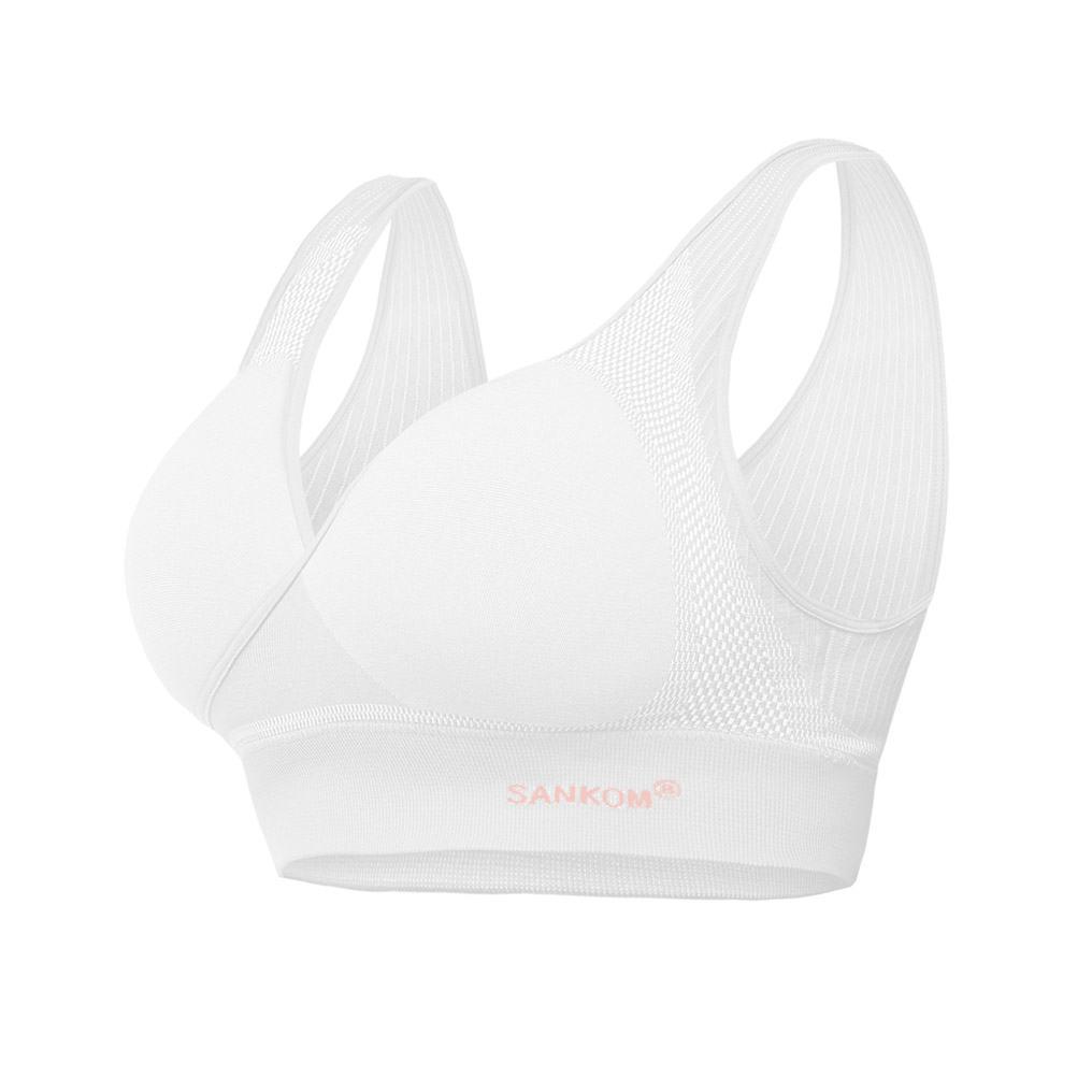 Sankom functional bra white