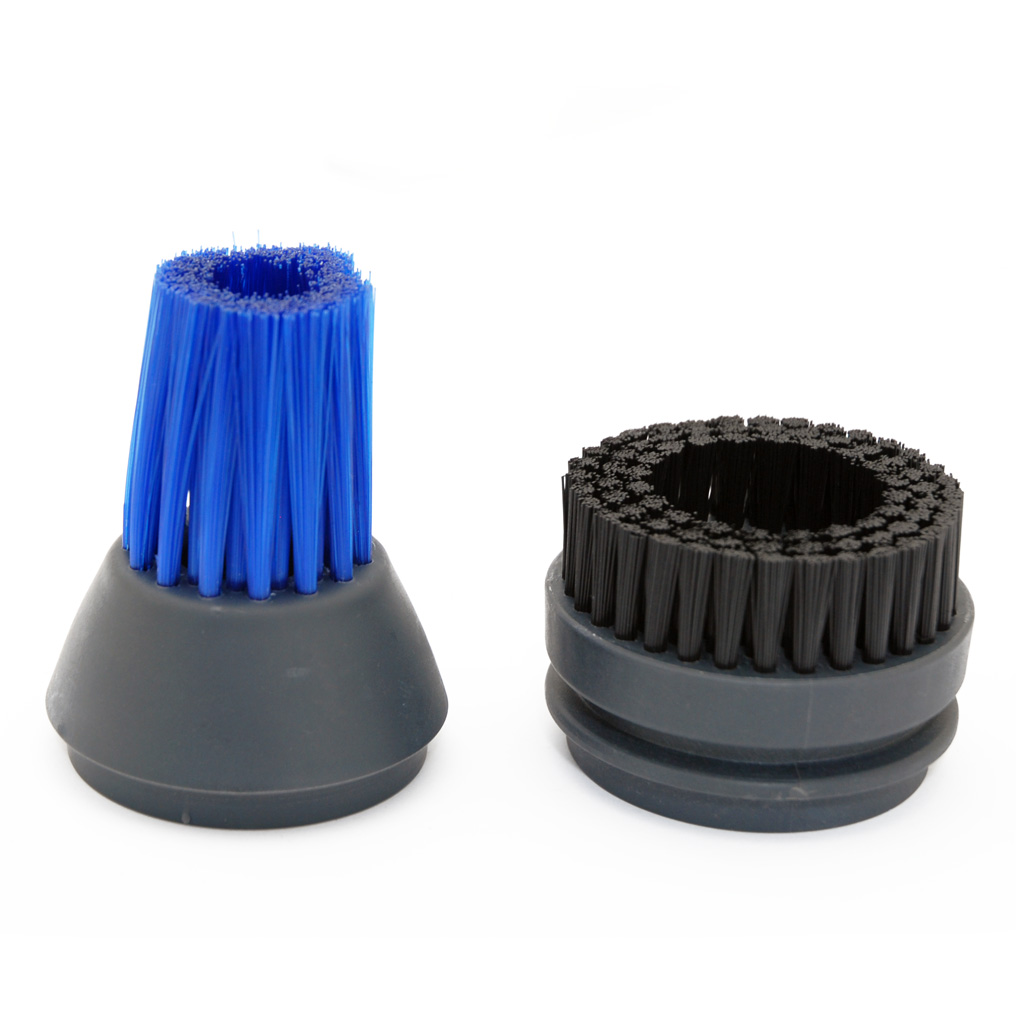 Ανταλλακτικές βούρτσες για το Scrub King (μαύρη+μπλε)