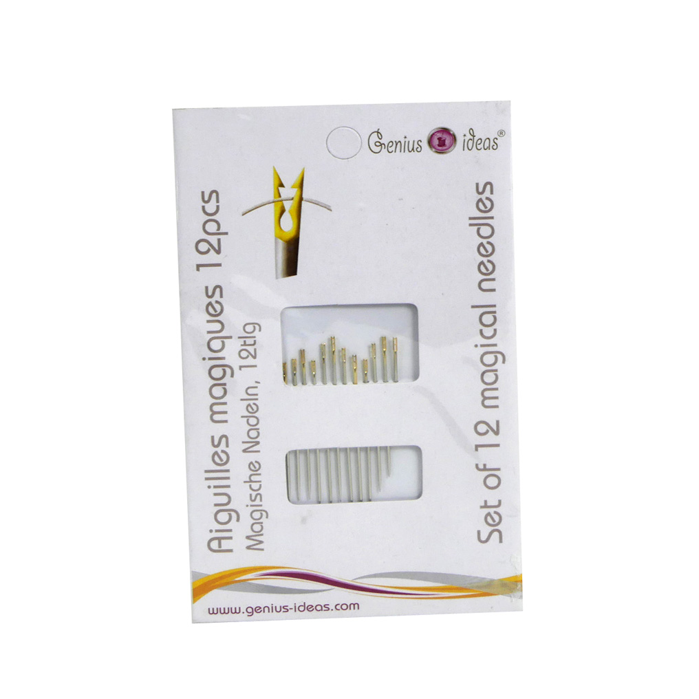 Self-threading needles 12 pcs