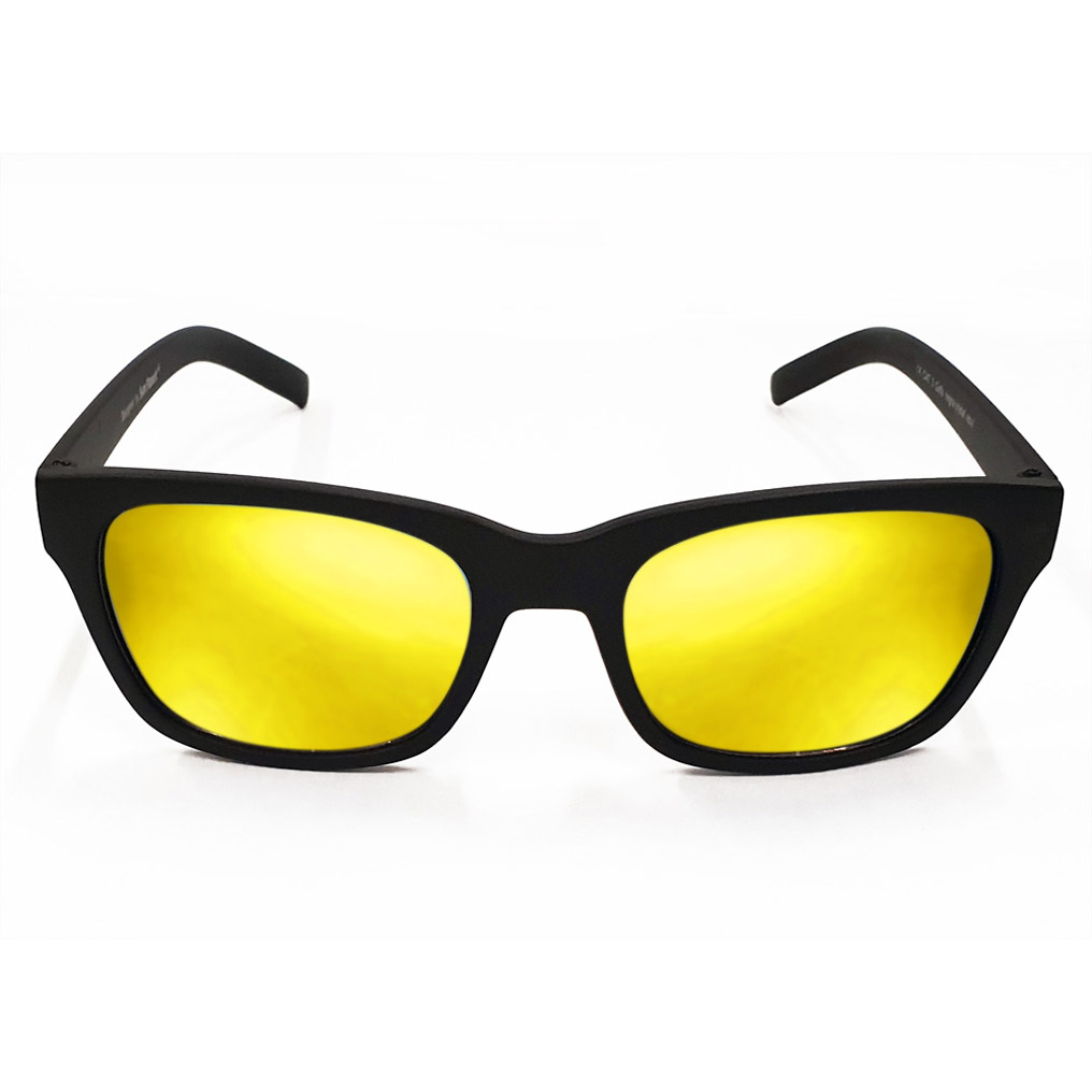 Sunplanet sunglasses golden mirrored lenses