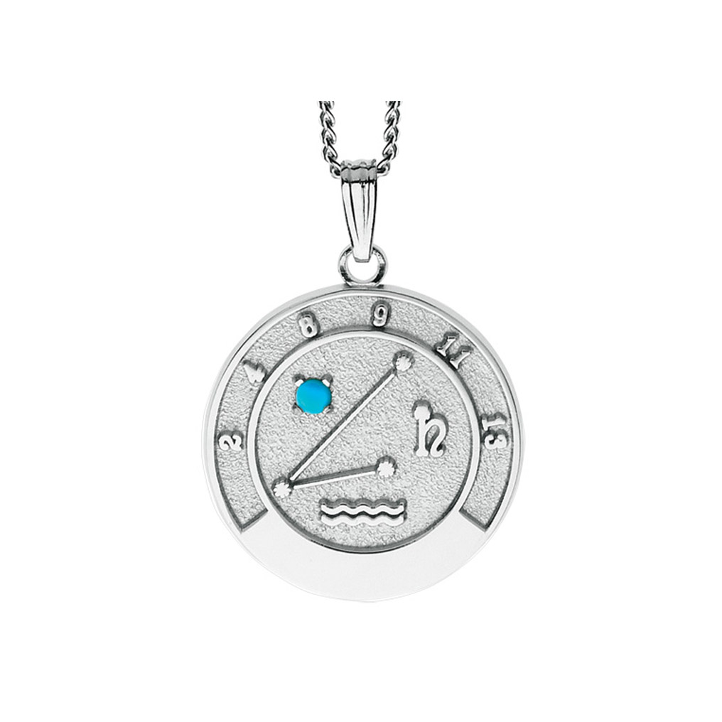 Silver talisman Aquarius 21/01-19/02