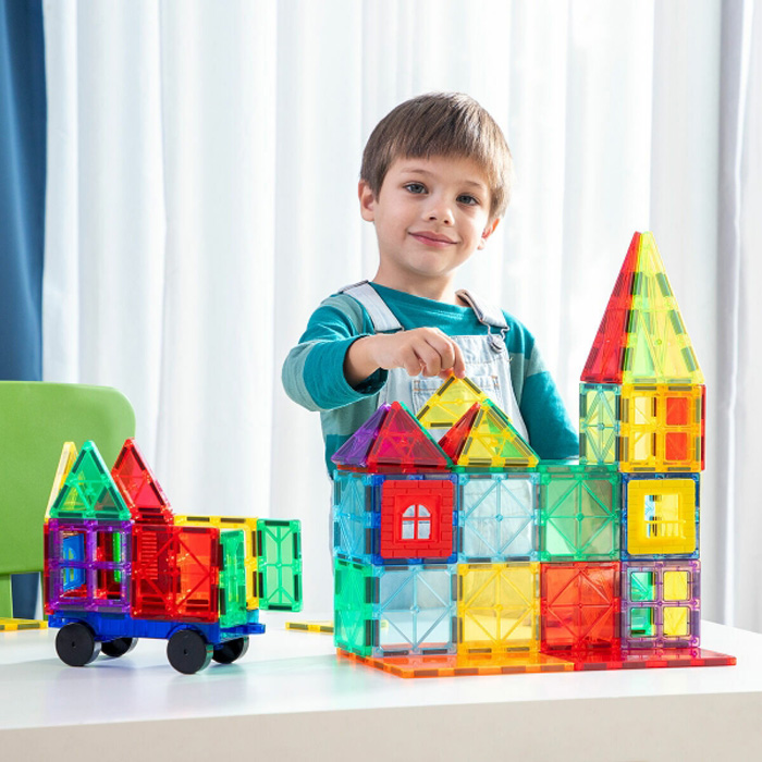 Μαγνητικά τουβλάκια 3D για κατασκευές Magoks InnovaGoods 57 τεμ.