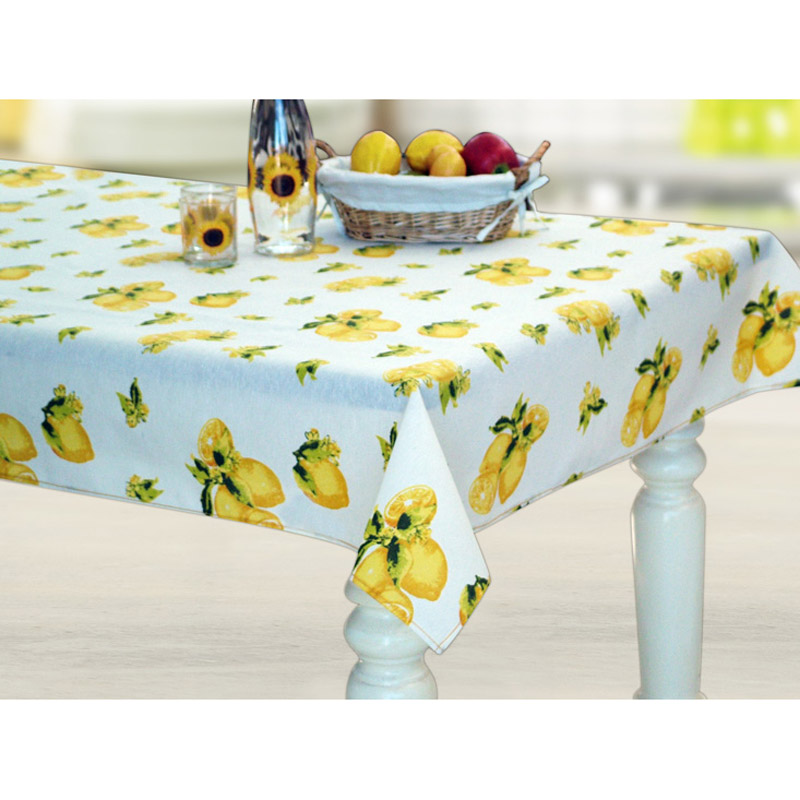 Tablecloth Tovaglia Armony lemon