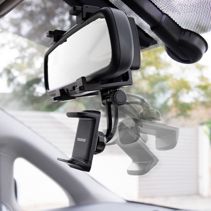 Smartphone holder for rearview mirror Stropp InnovaGoods