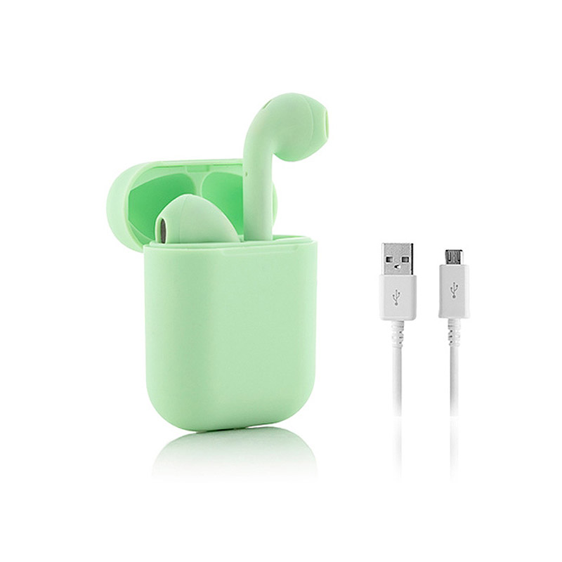 Wireless headphones with magnetic charging Novapods InnovaGoods green