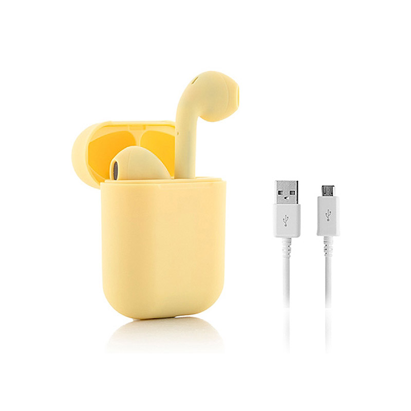 Wireless headphones with magnetic charging Novapods InnovaGoods yellow